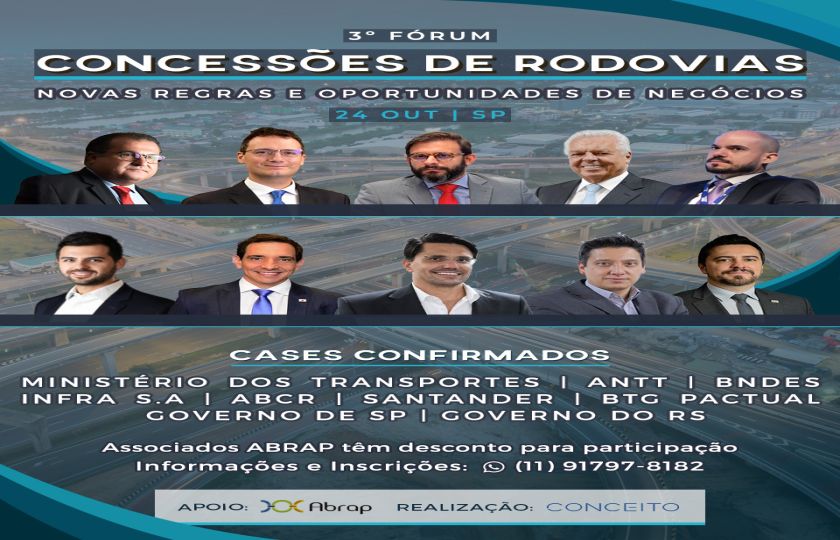 3ª Edição do Fórum de Negócios em Concessões de Rodovias